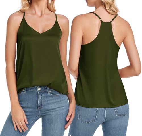 トップス Matte Satin Camisole Satin Cami in Tank Tops | Vince